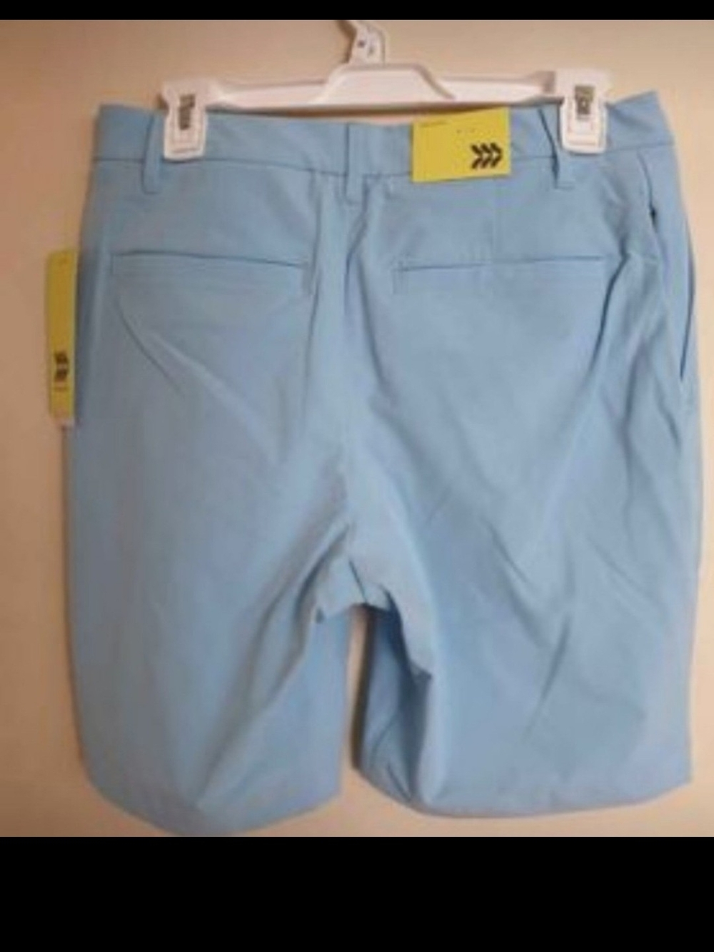 Light Blue men's Shorts - Classic Tailored Fit ALL IN MOTION $15